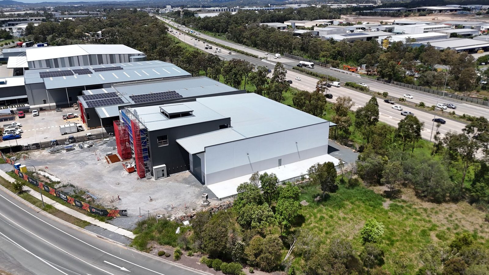 Exterior of The Advanced Group's new national office building in Stapylton, Queensland