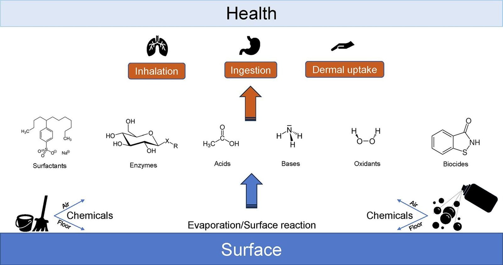 Screenshot of the Science Direct journal excerpt on cleaning products and indoor air quality