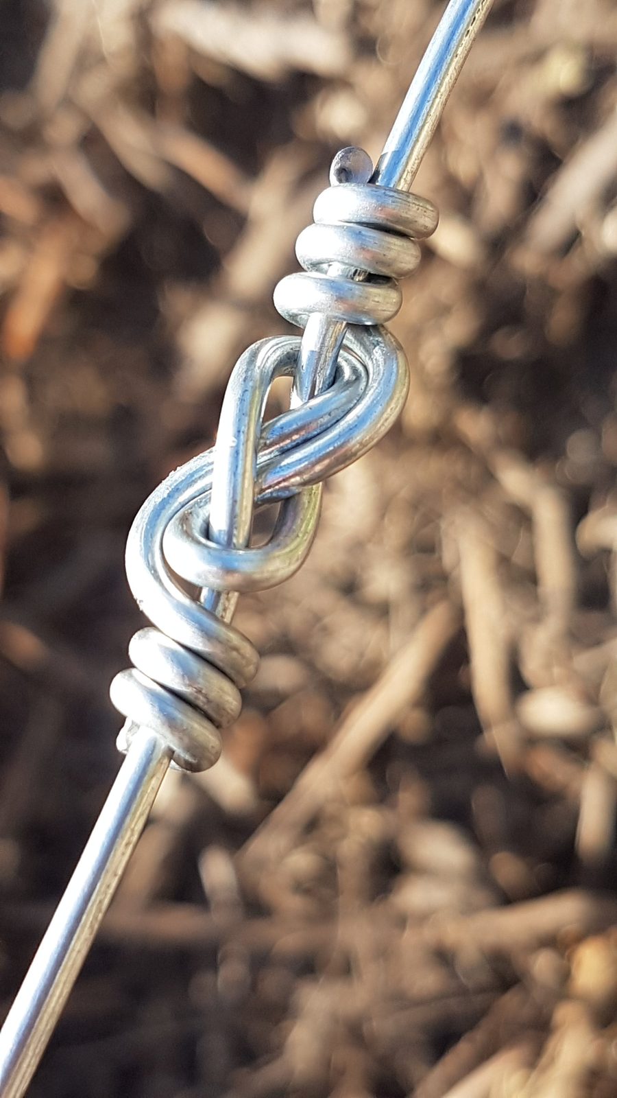 Wire knot taking care means a lot